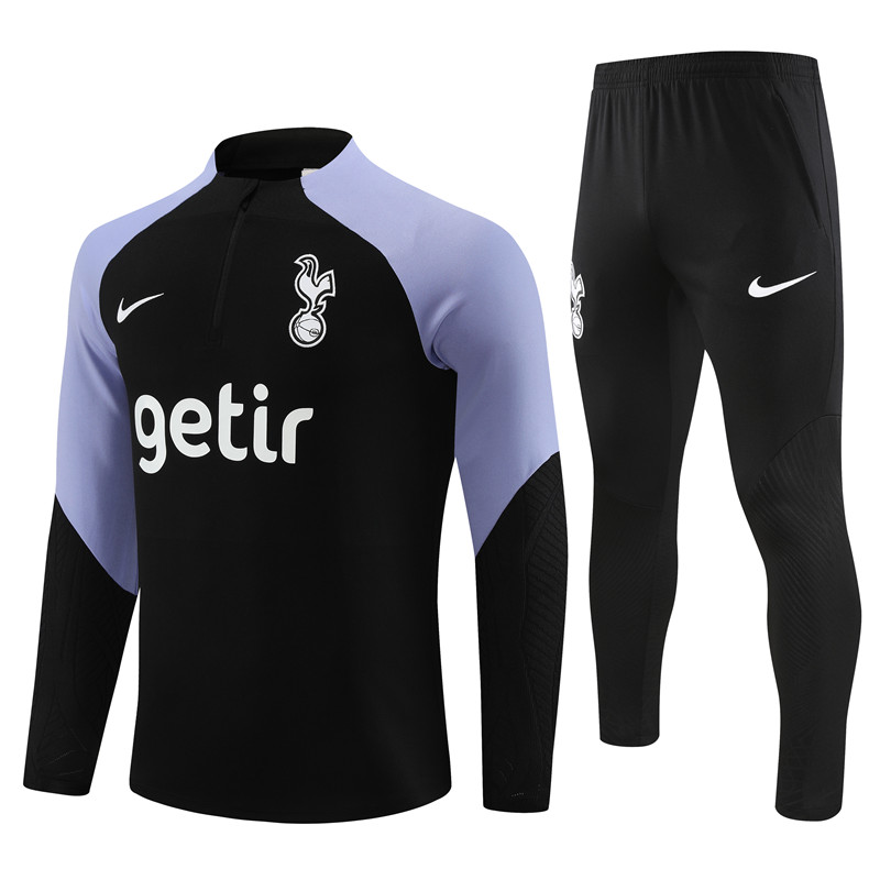 Tottenham Hotspur 23-24 Long Sleeve Training Set -Black